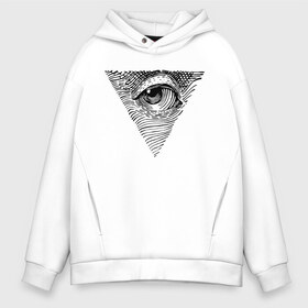 Мужское худи Oversize хлопок с принтом eye в Курске, френч-терри — 70% хлопок, 30% полиэстер. Мягкий теплый начес внутри —100% хлопок | боковые карманы, эластичные манжеты и нижняя кромка, капюшон на магнитной кнопке | black | eye | minimalism | money | philosophy | pyramid | raster | supreme | usa | white | белый | глаз | деньги | доллар | минимализм | пирамида | растр | сша | философия | черный