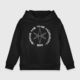 Детское худи Oversize хлопок с принтом Bring Me The Horizon в Курске, френч-терри — 70% хлопок, 30% полиэстер. Мягкий теплый начес внутри —100% хлопок | боковые карманы, эластичные манжеты и нижняя кромка, капюшон на магнитной кнопке | antivist | bmth | bring me the horizon | oliver sykes | sempiternal | thats the spirit