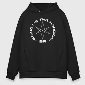 Мужское худи Oversize хлопок с принтом Bring Me The Horizon в Курске, френч-терри — 70% хлопок, 30% полиэстер. Мягкий теплый начес внутри —100% хлопок | боковые карманы, эластичные манжеты и нижняя кромка, капюшон на магнитной кнопке | Тематика изображения на принте: antivist | bmth | bring me the horizon | oliver sykes | sempiternal | thats the spirit