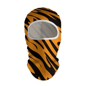 Балаклава 3D с принтом Тигр в Курске, 100% полиэстер, ткань с особыми свойствами — Activecool | плотность 150–180 г/м2; хорошо тянется, но при этом сохраняет форму. Закрывает шею, вокруг отверстия для глаз кайма. Единый размер | животное | зверь | кардашьян | ким | кот | лев | оранжевый | полосы | рыжий | тигр | черный