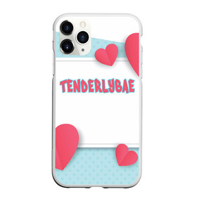 Чехол для iPhone 11 Pro матовый с принтом Tenderlybae в Курске, Силикон |  | tenderlybae | twitch | амина | бэйби | в маске | малышка | мирзоева | мэйби | нежная | стримерша | тендерлибае | тендерлибэй