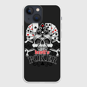 Чехол для iPhone 13 mini с принтом Poker в Курске,  |  | po | буны | веер | винтаж | графика | дизайн | игра | игральные | иллюстрация | казино | картинка | карты | кости | крести | масть | мода | надпись | орнамент | пики | покер | рисунок | сердце | символ | стиль
