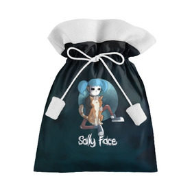 Подарочный 3D мешок с принтом Sally Face в Курске, 100% полиэстер | Размер: 29*39 см | blue | diane | face | fisher | gizmo | henry | johnson | killer | larry | sally | генри | гизмо | джонсон | диана | ларри | лицо | салли | фейс | фишер