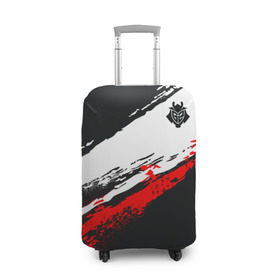 Чехол для чемодана 3D с принтом cs:go - G2 eSports (The Form 2 в Курске, 86% полиэфир, 14% спандекс | двустороннее нанесение принта, прорези для ручек и колес | 0x000000123 | csgo | esports | g2 | gamers2 | г2 | ксго