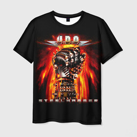 Мужская футболка 3D с принтом U.D.O. в Курске, 100% полиэфир | прямой крой, круглый вырез горловины, длина до линии бедер | heavy metal | metal | u.d.o. | udo | группы | метал | музыка | пауэр метал | рок | удо диркшнайдер | хэви метал