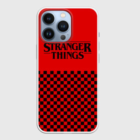 Чехол для iPhone 13 Pro с принтом STRANGER THINGS в Курске,  |  | 11 | checkerboard | eggo | eleven | netflix | stranger | things | бобби | браун | дела | крайне | милли | обратная | одинадцать | одиннадцать | очень | события | сторона | странные | стренджер | темная
