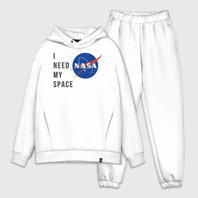 Мужской костюм хлопок OVERSIZE с принтом Nasa i need my space в Курске,  |  | i need | my space | nasa | space