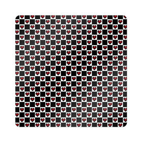 Магнит виниловый Квадрат с принтом Френдзона в Курске, полимерный материал с магнитным слоем | размер 9*9 см, закругленные углы | бойчик | группа | музыка | мультяшка | песни | подростки | поп панк | сердце | френдзона