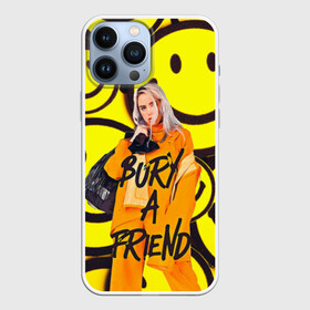 Чехол для iPhone 13 Pro Max с принтом Billie Eilish Выкинь Друга в Курске,  |  | billie eilish | bury a friend | билли айлиш | надпись | певица | с надписью | цитата | цитаты