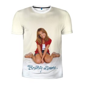 Мужская футболка 3D спортивная с принтом Oldschool Britney в Курске, 100% полиэстер с улучшенными характеристиками | приталенный силуэт, круглая горловина, широкие плечи, сужается к линии бедра | britney | britneyspears | glitch | icon | jean | pop | princess | spears | usa | бритни | бритниспирс | глич | джин | поп | работа | спирс | сша