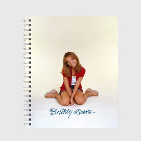 Тетрадь с принтом Oldschool Britney в Курске, 100% бумага | 48 листов, плотность листов — 60 г/м2, плотность картонной обложки — 250 г/м2. Листы скреплены сбоку удобной пружинной спиралью. Уголки страниц и обложки скругленные. Цвет линий — светло-серый
 | britney | britneyspears | glitch | icon | jean | pop | princess | spears | usa | бритни | бритниспирс | глич | джин | поп | работа | спирс | сша