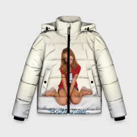 Зимняя куртка для мальчиков 3D с принтом Oldschool Britney в Курске, ткань верха — 100% полиэстер; подклад — 100% полиэстер, утеплитель — 100% полиэстер | длина ниже бедра, удлиненная спинка, воротник стойка и отстегивающийся капюшон. Есть боковые карманы с листочкой на кнопках, утяжки по низу изделия и внутренний карман на молнии. 

Предусмотрены светоотражающий принт на спинке, радужный светоотражающий элемент на пуллере молнии и на резинке для утяжки | britney | britneyspears | glitch | icon | jean | pop | princess | spears | usa | бритни | бритниспирс | глич | джин | поп | работа | спирс | сша