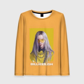 Женский лонгслив 3D с принтом Billie Eilish в Курске, 100% полиэстер | длинные рукава, круглый вырез горловины, полуприлегающий силуэт | at | billie | don’t | eilish | electronic | eyes | me | music | ocean | pirate | smile | synthpop | usa | айлиш | билли | музыка | пайрэт | синти поп | сша | электронная | электропоп