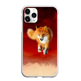 Чехол для iPhone 11 Pro матовый с принтом Огненная Лиса в Курске, Силикон |  | fire fox | firefox | fox | fox say | ylvis   the fox | главное фыр | кицунэ | лиза | лиса | лисичка | мемасики | мемы | огонь | фыр фыр | хитрая лиса | я хочу фырфыр