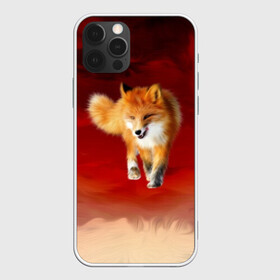 Чехол для iPhone 12 Pro с принтом Огненная Лиса в Курске, силикон | область печати: задняя сторона чехла, без боковых панелей | fire fox | firefox | fox | fox say | ylvis   the fox | главное фыр | кицунэ | лиза | лиса | лисичка | мемасики | мемы | огонь | фыр фыр | хитрая лиса | я хочу фырфыр