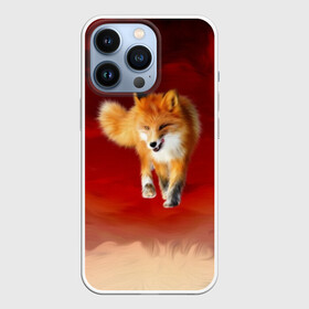 Чехол для iPhone 13 Pro с принтом Огненная Лиса в Курске,  |  | fire fox | firefox | fox | fox say | ylvis   the fox | главное фыр | кицунэ | лиза | лиса | лисичка | мемасики | мемы | огонь | фыр фыр | хитрая лиса | я хочу фырфыр