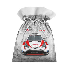 Подарочный 3D мешок с принтом WRC Toyota в Курске, 100% полиэстер | Размер: 29*39 см | auto | car | championship | race | rally | toyota | world | wrc | авто | гонки | машина | ралли | трасса | трек | чемпионат