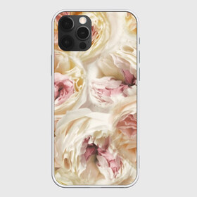 Чехол для iPhone 12 Pro Max с принтом Нежные Пионы в Курске, Силикон |  | букет | красивый | милый | пион | роза | розовый | розочка | свадебный | флористика | цветок | цветы
