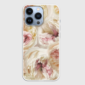 Чехол для iPhone 13 Pro с принтом Нежные Пионы в Курске,  |  | букет | красивый | милый | пион | роза | розовый | розочка | свадебный | флористика | цветок | цветы