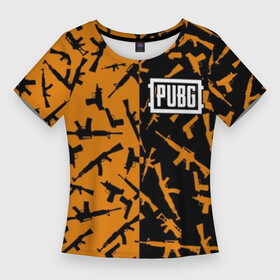 Женская футболка 3D Slim с принтом PUBG 2 в Курске,  |  | battlegrounds | game | play | playerunknown’s battlegrounds | pubg | twitch | битва | король | онлайн | пубг | твич