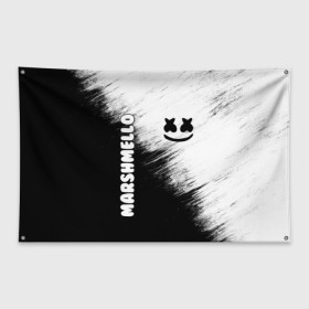 Флаг-баннер с принтом Marshmello 3 в Курске, 100% полиэстер | размер 67 х 109 см, плотность ткани — 95 г/м2; по краям флага есть четыре люверса для крепления | dj | fortnite | marshmello | music | дж | зефир | маршмелоу | музыка | форнайт | фортнайт
