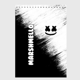 Скетчбук с принтом Marshmello 3 в Курске, 100% бумага
 | 48 листов, плотность листов — 100 г/м2, плотность картонной обложки — 250 г/м2. Листы скреплены сверху удобной пружинной спиралью | dj | fortnite | marshmello | music | дж | зефир | маршмелоу | музыка | форнайт | фортнайт