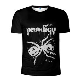Мужская футболка 3D спортивная с принтом The Prodigy логотип в Курске, 100% полиэстер с улучшенными характеристиками | приталенный силуэт, круглая горловина, широкие плечи, сужается к линии бедра | 2019 | album | art | break | dance | logo | music | prodigy | брейк | граффити | группа | заставка | лого | логотип | музыка | муравей | новый альбом | обложка альбома | продиджи