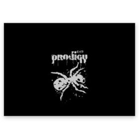 Поздравительная открытка с принтом The Prodigy логотип в Курске, 100% бумага | плотность бумаги 280 г/м2, матовая, на обратной стороне линовка и место для марки
 | 2019 | album | art | break | dance | logo | music | prodigy | брейк | граффити | группа | заставка | лого | логотип | музыка | муравей | новый альбом | обложка альбома | продиджи