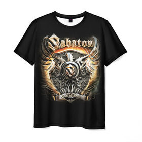 Мужская футболка 3D с принтом Sabaton в Курске, 100% полиэфир | прямой крой, круглый вырез горловины, длина до линии бедер | heavy metal | metal | sabaton | группы | метал | музыка | пауэр метал | рок | сабатон | хэви метал