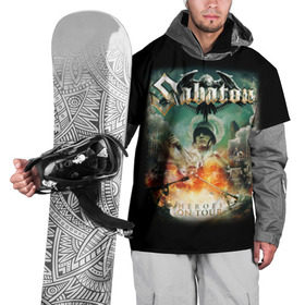 Накидка на куртку 3D с принтом Sabaton в Курске, 100% полиэстер |  | heavy metal | metal | sabaton | группы | метал | музыка | пауэр метал | рок | сабатон | хэви метал
