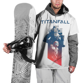 Накидка на куртку 3D с принтом Titanfall в Курске, 100% полиэстер |  | titanfall | titanfall 2 | игры | компьютерные игры | пилот | титан | титанфол | титаны