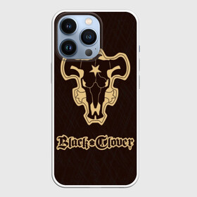 Чехол для iPhone 13 Pro с принтом Черный Клевер (Черный Бык) 1 в Курске,  |  | anime | black | black bull | black clover | bull | clover | аниме | аста | астер | бык | клевер | черный | чёрный бык | черный клевер
