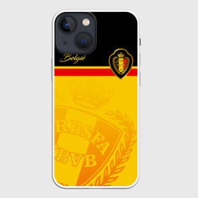 Чехол для iPhone 13 mini с принтом Бельгия в Курске,  |  | belgie | belgien | belgique | belgium | diables rouges | rode duivels | бельгийская сборная | бельгия | красные дьяволы | сборная бельгии | сборная бельгии по футболу | форма