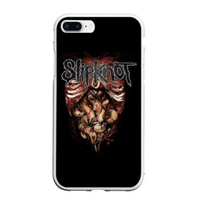 Чехол для iPhone 7Plus/8 Plus матовый с принтом Slipknot в Курске, Силикон | Область печати: задняя сторона чехла, без боковых панелей | альтернативный | американская | глэм | готик | гранж | группа | метал | модные | музыка | пост | рок | хард