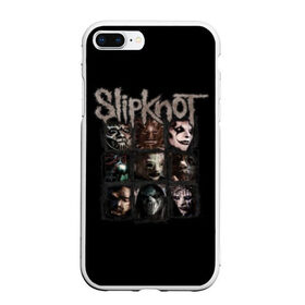 Чехол для iPhone 7Plus/8 Plus матовый с принтом Slipknot в Курске, Силикон | Область печати: задняя сторона чехла, без боковых панелей | альтернативный | американская | глэм | готик | гранж | группа | метал | модные | музыка | пост | рок | хард