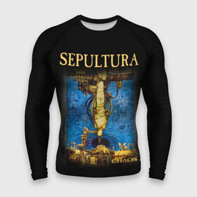 Мужской рашгард 3D с принтом Sepultura в Курске,  |  | sepultura | грув метал | группы | дэт метал | метал | музыка | рок | трэш метал