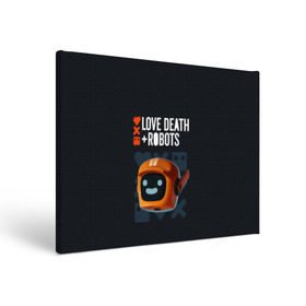 Холст прямоугольный с принтом Love, Death & Robots в Курске, 100% ПВХ |  | Тематика изображения на принте: cartoon | death | fantasy | heavy | horror | metal | miller | netflix | robots | tim | witness | любовь | миллер | мультфильм | робот | роботы | тим | ужасы | фэнтези