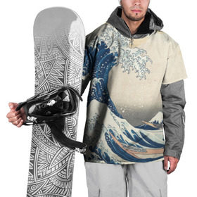 Накидка на куртку 3D с принтом Большая волна в Канагаве в Курске, 100% полиэстер |  | Тематика изображения на принте: арт | большая волна | в канагаве | гравюра | искусство | канагава | кацусики хокусай | япония