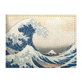 Обложка для студенческого билета с принтом Большая волна в Канагаве в Курске, натуральная кожа | Размер: 11*8 см; Печать на всей внешней стороне | арт | большая волна | в канагаве | гравюра | искусство | канагава | кацусики хокусай | япония