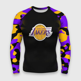 Мужской рашгард 3D с принтом LA LAKERS в Курске,  |  | Тематика изображения на принте: los angeles lakers | nba | nba lakers | nba los angeles lakers | леброн джеймс. | лейкерс | лейкерс 2019 | лос анджелес лейкерс | хьюстон лейкерс