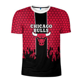 Мужская футболка 3D спортивная с принтом CHICAGO BULLS в Курске, 100% полиэстер с улучшенными характеристиками | приталенный силуэт, круглая горловина, широкие плечи, сужается к линии бедра | chicago bulls | chicago bulls jordan | nba chicago bulls | nike chicago bulls | баскетбол нба | лейкерс чикаг | нба | чикаго атланта | чикаго буллз | чикаго буллз 2019 | чикаго буллз атланта