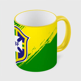 Кружка с полной запечаткой с принтом Бразилия в Курске, керамика | ёмкость 330 мл | brasil | brazil | бразилия | бразильская сборная | сборная бразилии | сборная бразилии по футболу | сборные | форма | футбол | футбольные сборные | чемпиона | чемпионат мира