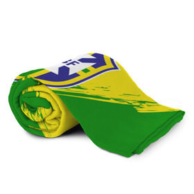 Плед 3D с принтом Бразилия в Курске, 100% полиэстер | закругленные углы, все края обработаны. Ткань не мнется и не растягивается | brasil | brazil | бразилия | бразильская сборная | сборная бразилии | сборная бразилии по футболу | сборные | форма | футбол | футбольные сборные | чемпиона | чемпионат мира