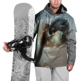 Накидка на куртку 3D с принтом Верные друзья в Курске, 100% полиэстер |  | dragon | how | to train | your | астрид | беззубик | викинги | всадник | дракон | как | ночная | олух | приручить | фурия | фэнтези