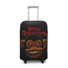 Чехол для чемодана 3D с принтом Dark Deception 1 в Курске, 86% полиэфир, 14% спандекс | двустороннее нанесение принта, прорези для ручек и колес | dark | dark deception | deception | five night | fnaf | game | horror | дарк десепшен | игра