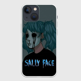 Чехол для iPhone 13 mini с принтом Sally Face в Курске,  |  | sally face | игра | компьютерная игра | лицо | маска | протез | салли фейс | школа | шрамы