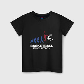 Детская футболка хлопок с принтом Баскетбольная эволюция в Курске, 100% хлопок | круглый вырез горловины, полуприлегающий силуэт, длина до линии бедер | and1 | basketball | coach | evolution | game | james | jordan | lebron | monkey | mvp | nba | player | slam dunk | sport | streetball | team | баскетбол | баскетболист | бросок | джеймс | джордан | игра | игрок | леброн | мяч | нба | обезьяна | 