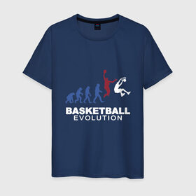 Мужская футболка хлопок с принтом Баскетбольная эволюция в Курске, 100% хлопок | прямой крой, круглый вырез горловины, длина до линии бедер, слегка спущенное плечо. | Тематика изображения на принте: and1 | basketball | coach | evolution | game | james | jordan | lebron | monkey | mvp | nba | player | slam dunk | sport | streetball | team | баскетбол | баскетболист | бросок | джеймс | джордан | игра | игрок | леброн | мяч | нба | обезьяна | 