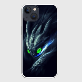 Чехол для iPhone 13 с принтом ночная фурия в Курске,  |  | how to train your dragon | night fury | беззубик | дракон | как приручить дракона | ночная фурия