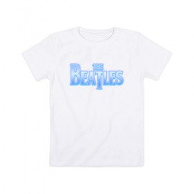 Детская футболка хлопок с принтом The Beatles в Курске, 100% хлопок | круглый вырез горловины, полуприлегающий силуэт, длина до линии бедер | битлз | британская | группа | джон леннон | джордж харрисон | ливерпуль | пол маккартни | ринго старр | рок